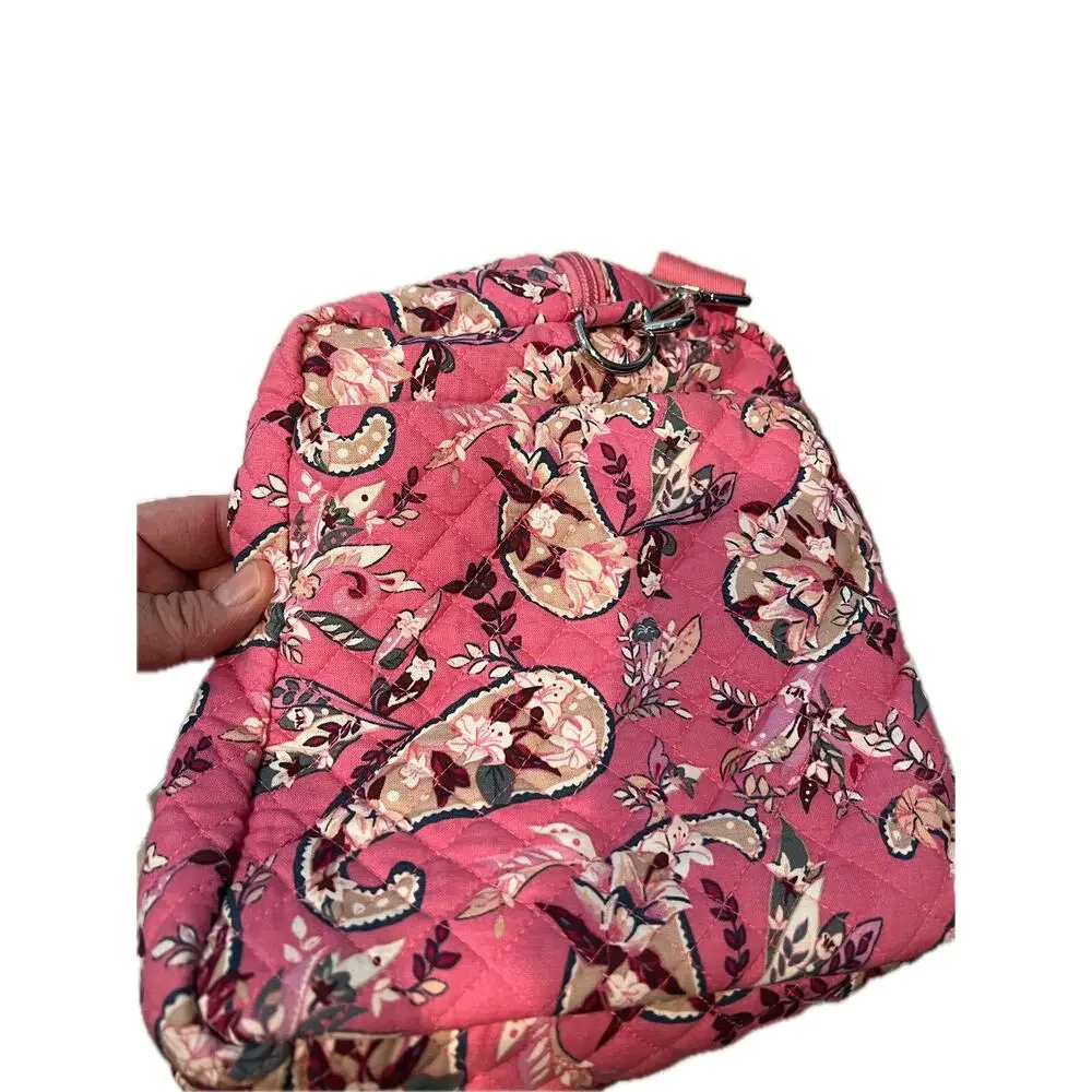 Pink Paisley Soft Shell Tote/ Duffel Bag 20